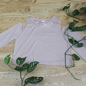 Gaze USA Pink Cutout Sweatshirt